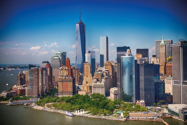 Papermoon Fototapete »Lower Manhattan Skyline«, glatt-Tapeten-Inspirationen