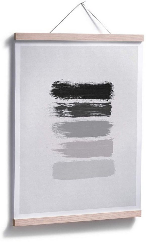 Wall-Art Poster »50 Shades of Grey Schwarz Grau«, Grafik (1 Stück), Poster, Wandbild, Bild, Wandposter-Bilder-Ideen für dein Zuhause von Home Trends