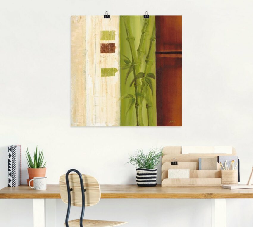 Artland Wandbild »Bambus I«, Gräser (1 Stück), in vielen Größen & Produktarten - Alubild / Outdoorbild für den Außenbereich, Leinwandbild, Poster, Wandaufkleber / Wandtattoo auch für Badezimmer geeignet-Bilder-Ideen für dein Zuhause von Home Trends