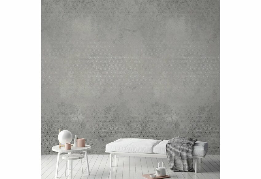 Bodenmeister Fototapete »Ornamente Vintage grau«-Tapeten-Ideen für dein Zuhause von Home Trends