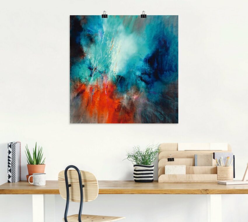 Artland Wandbild »Frühling im Eistobel«, Gegenstandslos (1 Stück), in vielen Größen & Produktarten - Alubild / Outdoorbild für den Außenbereich, Leinwandbild, Poster, Wandaufkleber / Wandtattoo auch für Badezimmer geeignet-Bilder-Ideen für dein Zuhause von Home Trends
