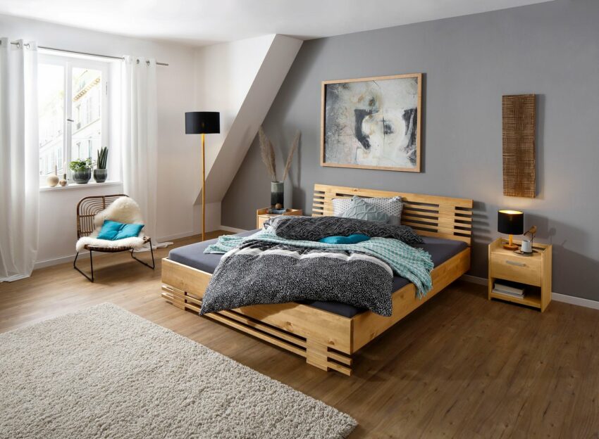 Home affaire Einzelbett »Moine«, aus Kiefer Massiv-Betten-Ideen für dein Zuhause von Home Trends