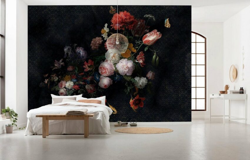 Komar Fototapete »Amsterdam Flowers«, glatt, bedruckt, floral, abstrakt-Tapeten-Ideen für dein Zuhause von Home Trends