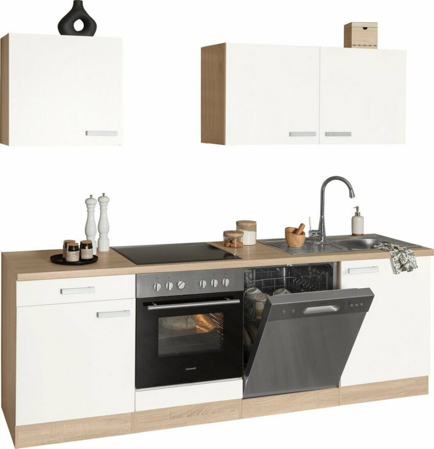 OPTIFIT Küchenzeile »Leer«, 240 cm breit, inkl. Elektrogeräte der Marke HANSEATIC-Küchenzeilen-Ideen für dein Zuhause von Home Trends
