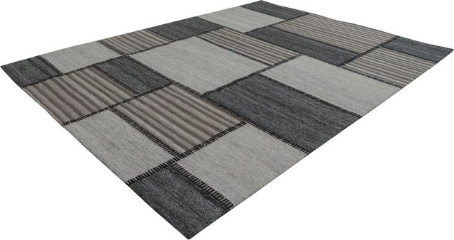 Teppich »Roxy 120«, calo-deluxe, rechteckig, Höhe 6 mm, Flachgewebe, Wohnzimmer-Teppiche-Inspirationen