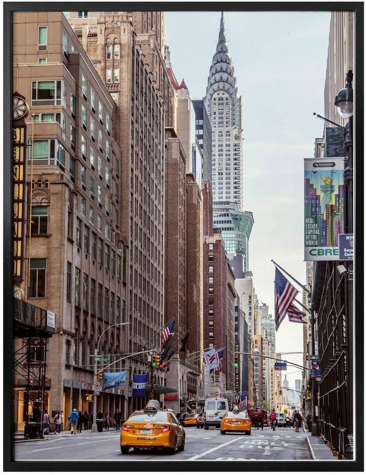 Wall-Art Poster »Chrysler Building New York«, Gebäude (1 Stück), Poster, Wandbild, Bild, Wandposter-Bilder-Ideen für dein Zuhause von Home Trends