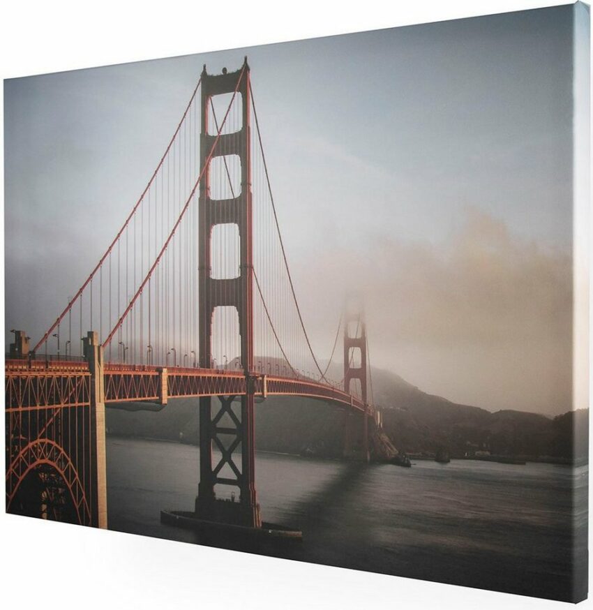 Art for the home Leinwandbild »Golden Gate bridge«, (1 Stück)-Bilder-Ideen für dein Zuhause von Home Trends