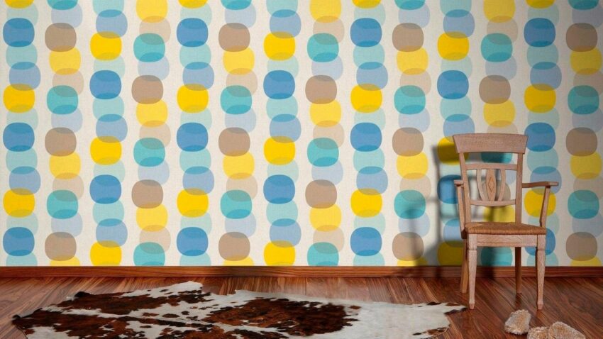 living walls Vliestapete »Pop Colors«, gepunktet-Tapeten-Ideen für dein Zuhause von Home Trends