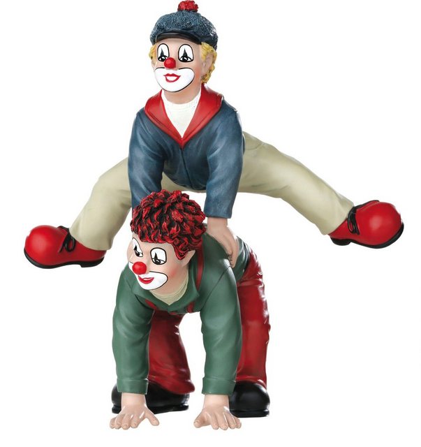 Gildeclowns Sammelfigur »Clown Dekofigur, Der Bocksprung« (1 Stück), handbemalt, Wohnzimmer-Figuren-Inspirationen