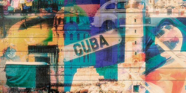 queence Holzbild »Welcome to Cuba«, 40x80 cm-Bilder-Inspirationen