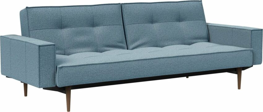 INNOVATION LIVING ™ Sofa »Splitback«, mit Armlehne und dunklen Styletto Beinen, in skandinavischen Design-Sofas-Ideen für dein Zuhause von Home Trends