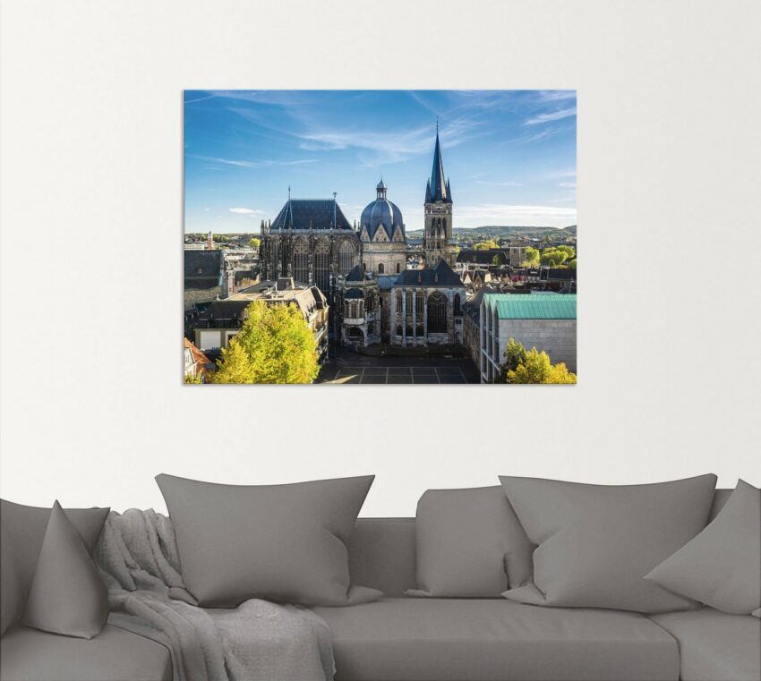 Artland Wandbild »Aachener Dom I«, Gebäude (1 Stück), in vielen Größen & Produktarten - Alubild / Outdoorbild für den Außenbereich, Leinwandbild, Poster, Wandaufkleber / Wandtattoo auch für Badezimmer geeignet-Bilder-Ideen für dein Zuhause von Home Trends