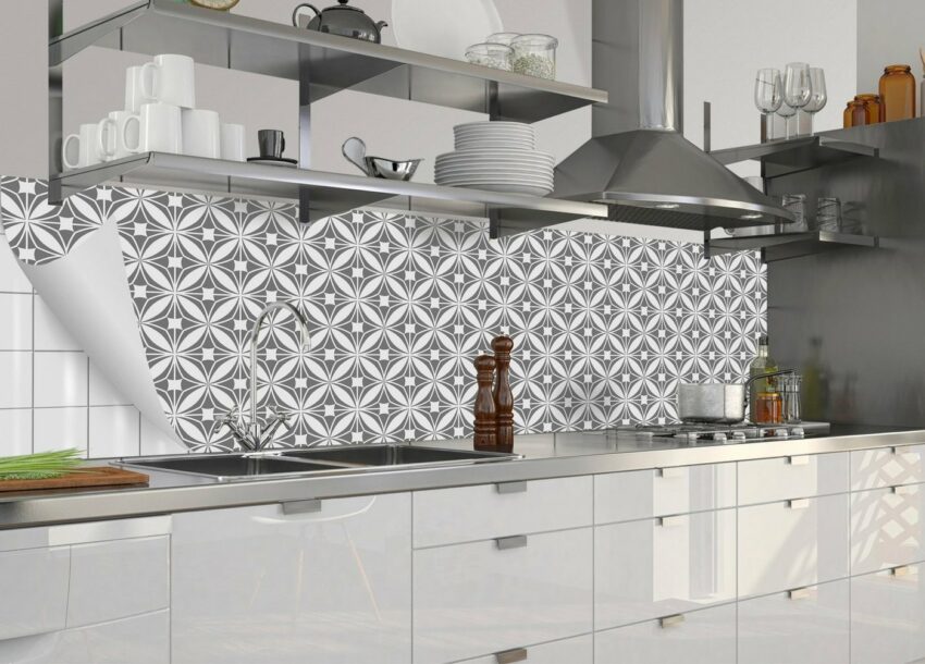 MySpotti Küchenrückwand »fixy Dschafar«, selbstklebende und flexible Küchenrückwand-Folie-Küchenrückwände-Ideen für dein Zuhause von Home Trends