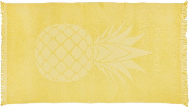 done.® Hamamtücher »Pineapple« (1-St), Weiche, saugfähige Frottier-Innenseite-Hamamtücher-Inspirationen
