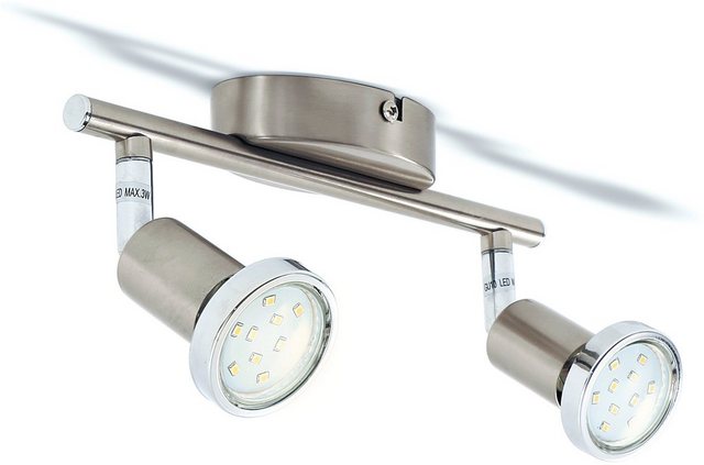 B.K.Licht LED Deckenspots »Mika 2«, LED Deckenstrahler schwenkbar inkl. 3W GU10 250 Lumen Warmweiß Wandspot-Lampen-Inspirationen