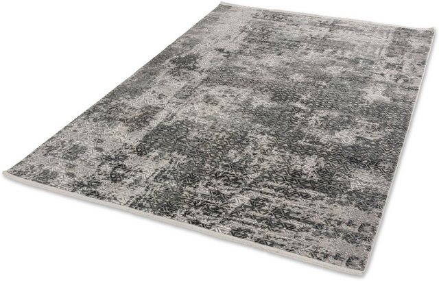 Teppich »Vision 213, Wunschmaß«, SCHÖNER WOHNEN-Kollektion, rechteckig, Höhe 7 mm, Viskoseteppich mit Glanz, Wohnzimmer-Teppiche-Inspirationen