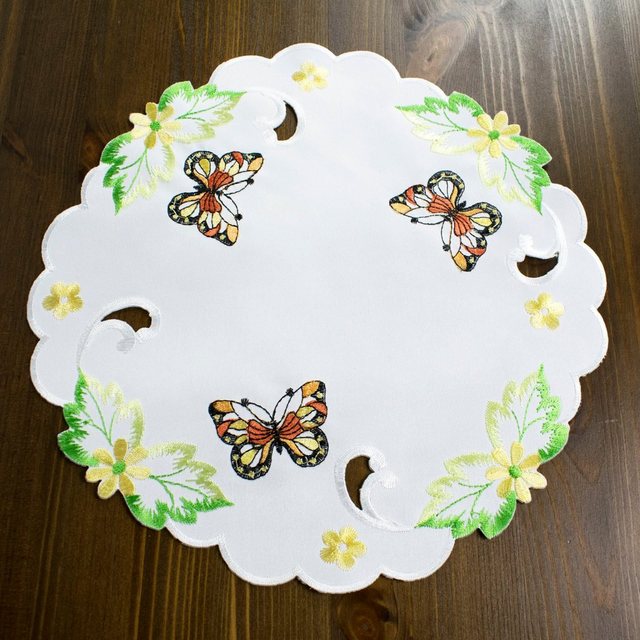 Platzset, »Schmetterlinge«, Delindo Lifestyle, (2-St), mit Zierstickerei-Tischsets-Inspirationen