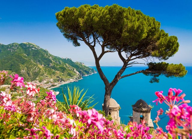 Papermoon Fototapete »Campania Amalfi Coast«, glatt-Tapeten-Inspirationen