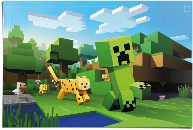 Reinders! Poster »Poster Minecraft«, Spiele (1 Stück)-Bilder-Inspirationen