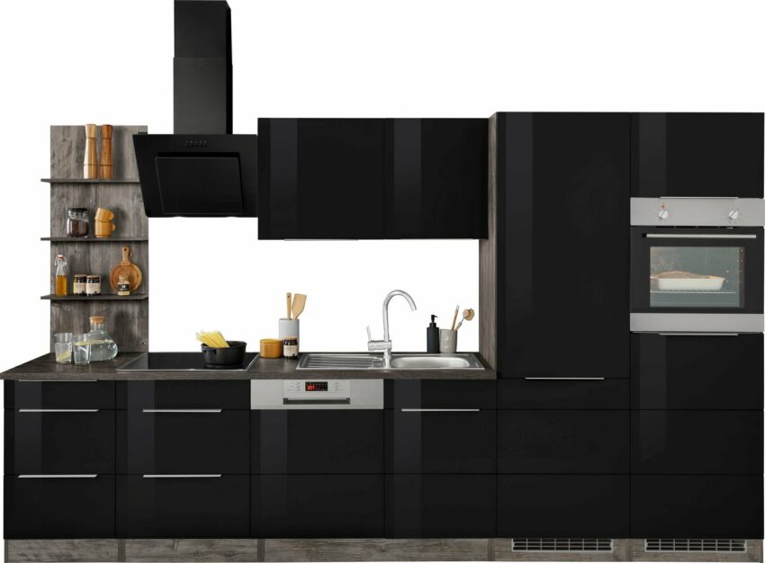 HELD MÖBEL Küchenzeile »Brindisi«, mit E-Geräten, Breite 340 cm-Küchenzeilen-Ideen für dein Zuhause von Home Trends