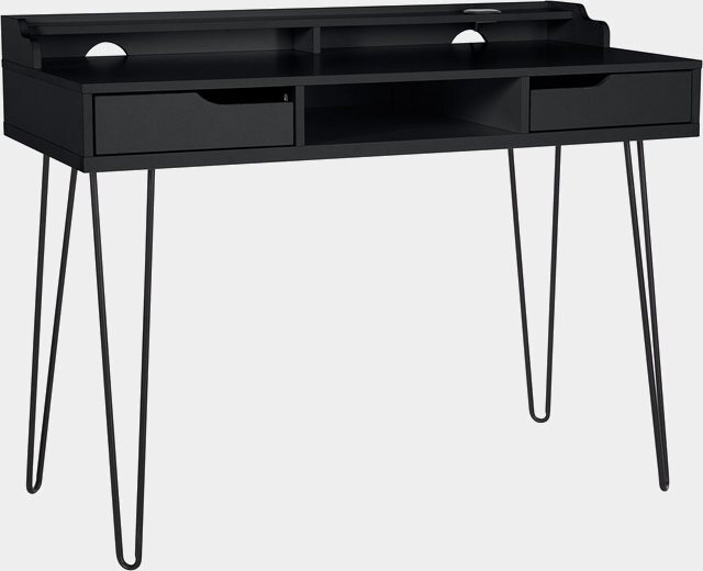 my home Schreibtisch »Lennox«, mit besonderen Funktion des Wireless Charger, praktische Kabeldurchführung, Metallgestell, Breite 115 cm-Tische-Inspirationen