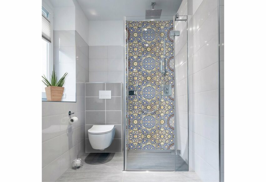 MySpotti Duschrückwand »fresh Arabesque Fliese«, 100 x 210 cm, aus PVC-Duschwände-Ideen für dein Zuhause von Home Trends