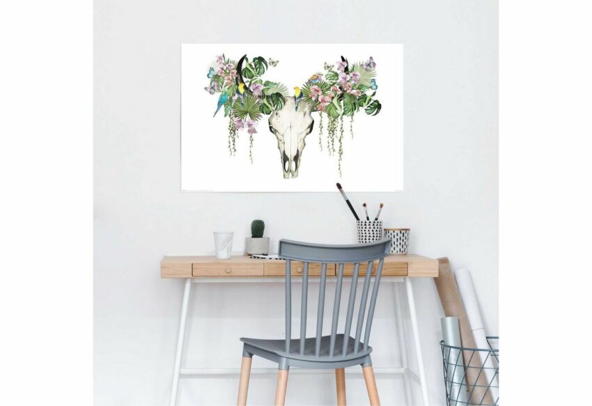 Reinders! Poster »Tropic Skull«, (1 Stück)-Bilder-Ideen für dein Zuhause von Home Trends