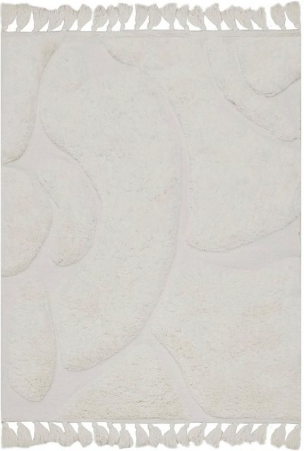 Wollteppich »elbflausch«, elbgestoeber, rechteckig, Höhe 40 mm, Relief Shaggy-Teppiche-Inspirationen