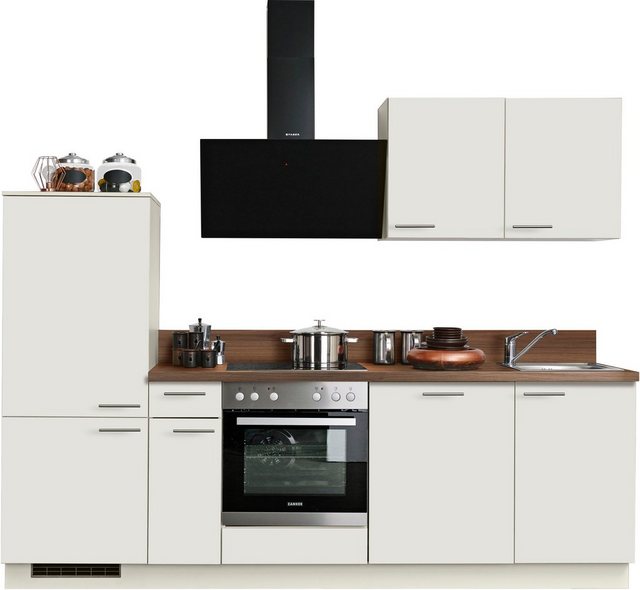 Express Küchen Küchenzeile »Scafa«, ohne E-Geräte, vormontiert, mit Vollauszug und Soft-Close-Funktion, Breite 260 cm-Küchenzeilen-Inspirationen