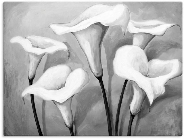 Artland Wandbild »Callas II«, Blumen (1 Stück), in vielen Größen & Produktarten -Leinwandbild, Poster, Wandaufkleber / Wandtattoo auch für Badezimmer geeignet-Bilder-Inspirationen