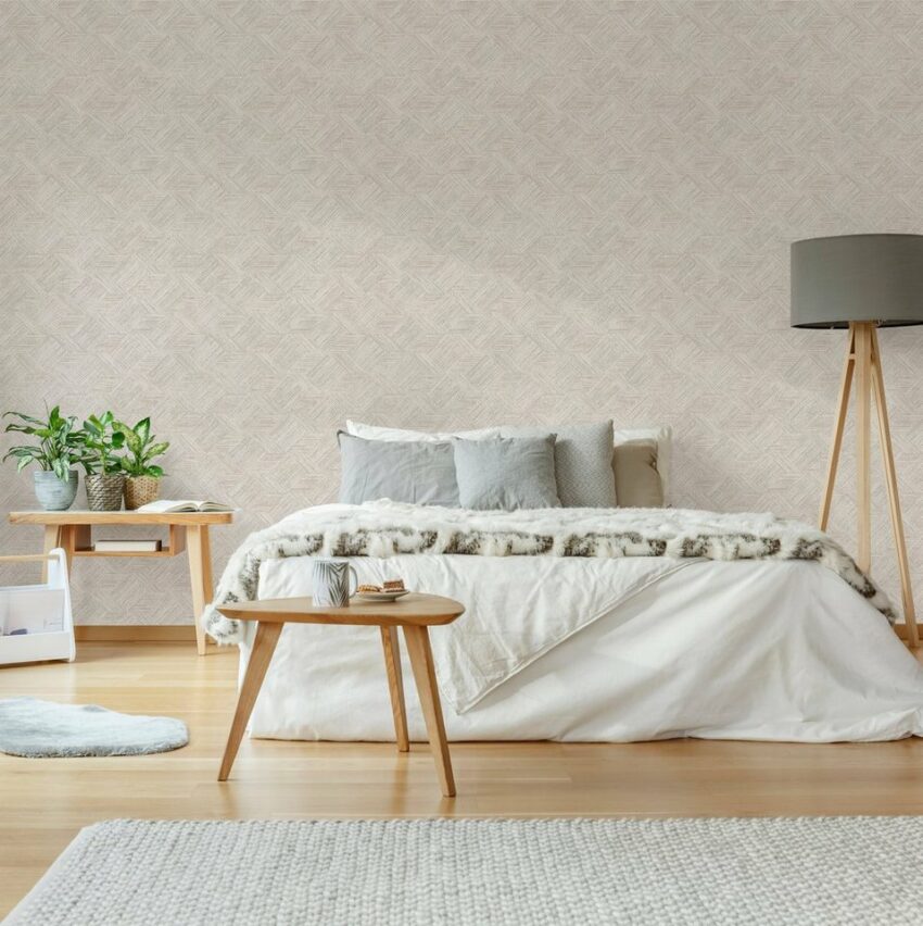 WOW Vliestapete »Korb«, (1 St), Beige - 1005x52 cm-Tapeten-Ideen für dein Zuhause von Home Trends