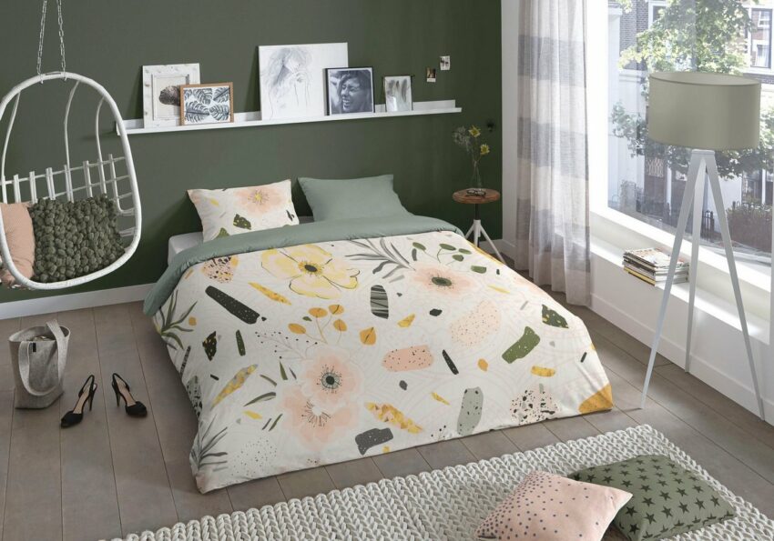 Wendebettwäsche »Josephine«, good morning, mit Blumen-Bettwäsche-Ideen für dein Zuhause von Home Trends