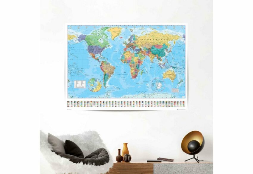 Reinders! Poster »Weltkarte politisch«-Bilder-Ideen für dein Zuhause von Home Trends