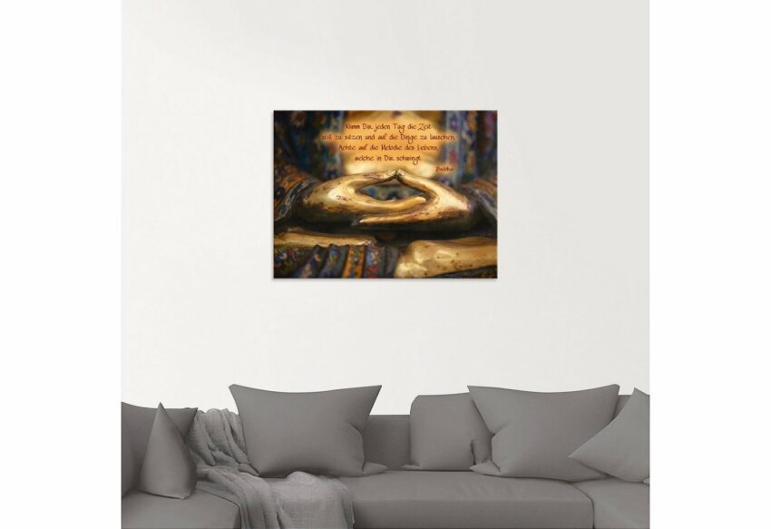 Artland Glasbild »Weisheit«, Religion (1 Stück)-Bilder-Ideen für dein Zuhause von Home Trends