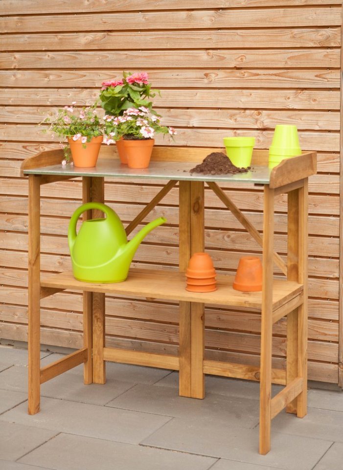 Kiehn-Holz Pflanztisch, BxTxH: 98x48x97 cm-Pflanztische-Ideen für dein Zuhause von Home Trends