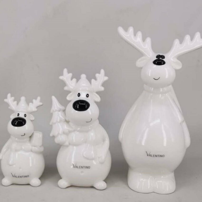 VALENTINO Wohnideen Tierfigur »Rentier Jörn« (Set, 2 Stück), aus Keramik-Figuren-Ideen für dein Zuhause von Home Trends