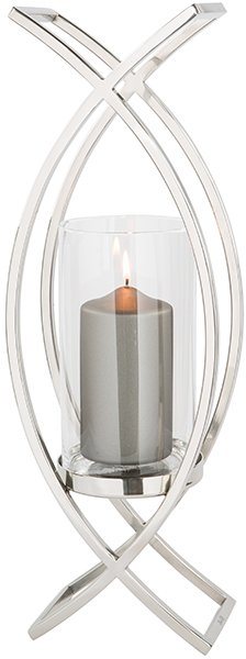 Fink Windlicht »MADDOX« (1 Stück), aus Edelstahl und Glas, Höhe ca. 54 cm-Kerzenhalter-Inspirationen