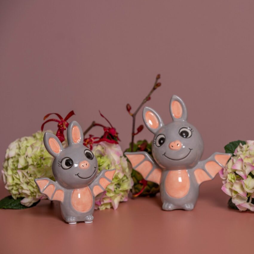 VALENTINO Wohnideen Tierfigur »Fledermaus Spuky« (Set, 3 Stück), aus Keramik, glasiert-Figuren-Ideen für dein Zuhause von Home Trends