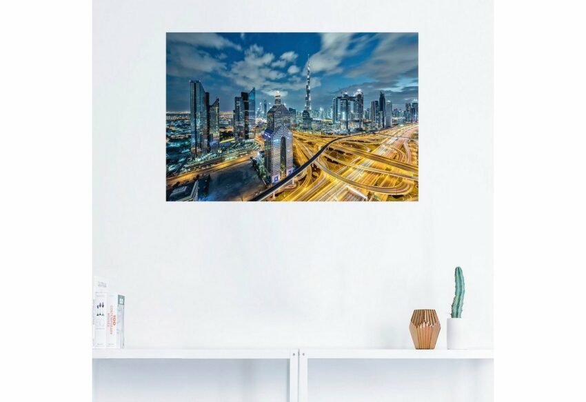 Artland Wandbild »Dubai III«, Bilder von Asien (1 Stück), in vielen Größen & Produktarten - Alubild / Outdoorbild für den Außenbereich, Leinwandbild, Poster, Wandaufkleber / Wandtattoo auch für Badezimmer geeignet-Bilder-Ideen für dein Zuhause von Home Trends