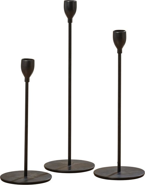 LeGer Home by Lena Gercke Kerzenleuchter »Malia« (Set, 3 Stück), aus Eisen, Durchmesser ca. 10 cm-Kerzenhalter-Inspirationen