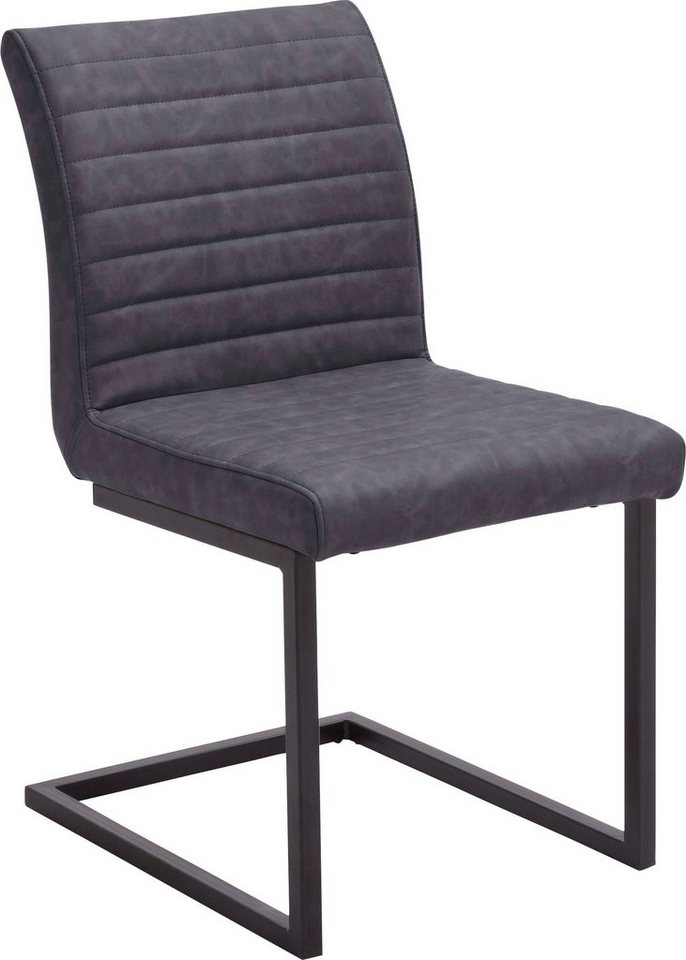 MCA furniture Freischwinger »Kian« (Set, 2 Stück), Vintage Kunstleder mit oder ohne Armlehne, Stuhl belastbar bis 120 kg-Stühle-Ideen für dein Zuhause von Home Trends