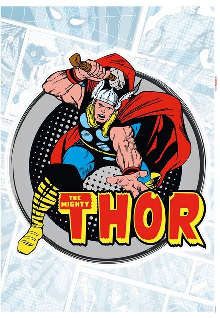Komar Wandtattoo »Thor Comic Classic« (1 Stück), 50 x 70 cm-Wandtattoos-Inspirationen