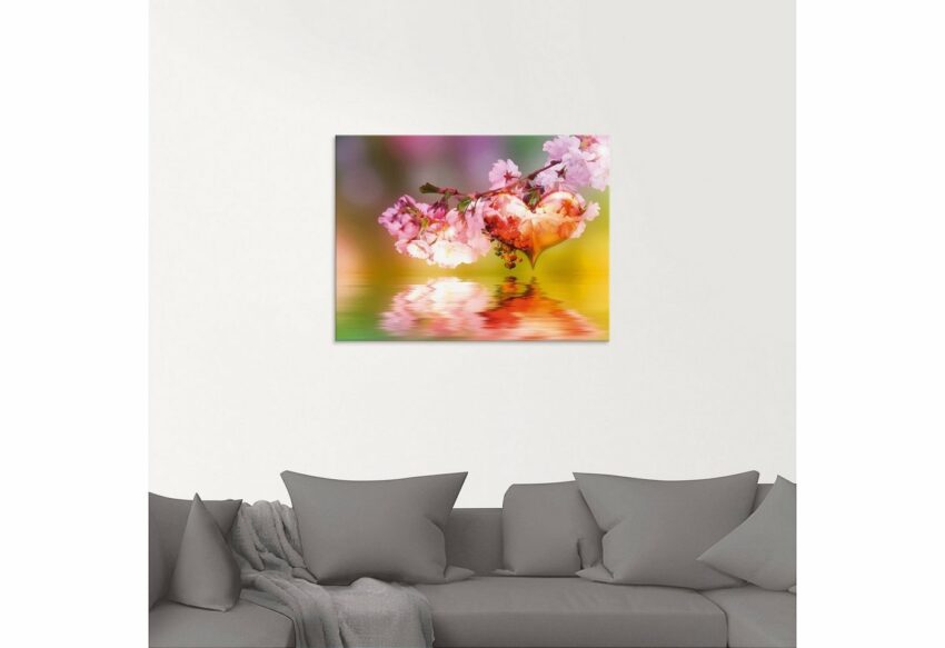 Artland Glasbild »Frühlingsherz«, Arrangements (1 Stück)-Bilder-Ideen für dein Zuhause von Home Trends