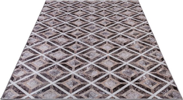 Teppich »Serena GF 048«, Gino Falcone, rechteckig, Höhe 7 mm, gedruckte Felloptik, Wohnzimmer-Teppiche-Inspirationen