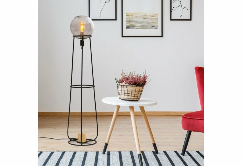 näve Stehlampe »Stelo«, Glas smokeoptik-Lampen-Ideen für dein Zuhause von Home Trends