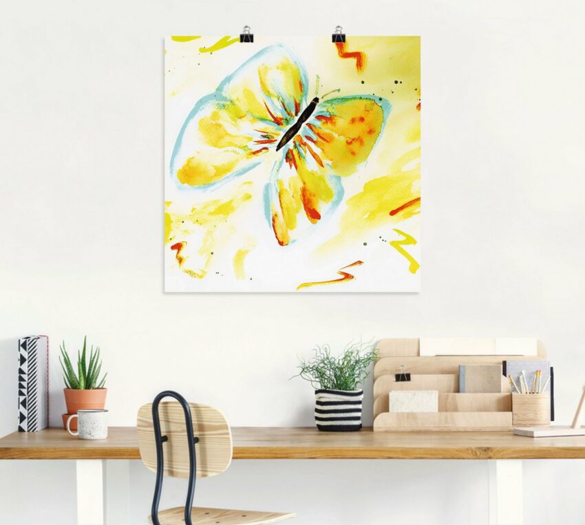 Artland Wandbild »Schmetterling«, Insekten (1 Stück), in vielen Größen & Produktarten -Leinwandbild, Poster, Wandaufkleber / Wandtattoo auch für Badezimmer geeignet-Bilder-Ideen für dein Zuhause von Home Trends