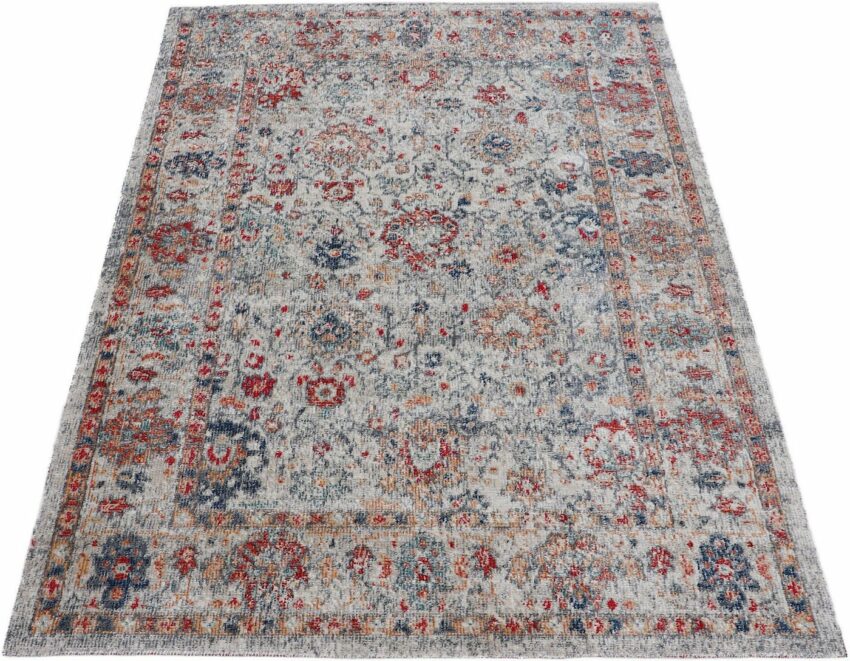 Teppich »Flori«, carpetfine, rechteckig, Höhe 3 mm, Orient Vintage Look-Teppiche-Ideen für dein Zuhause von Home Trends