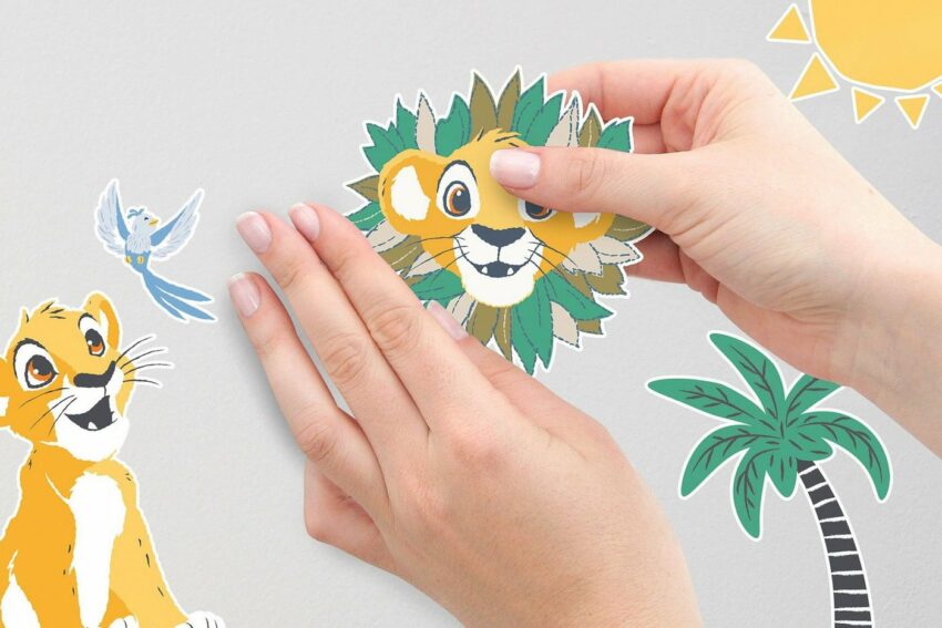 Komar Wandtattoo »Lion King Palmtrees« (34 Stück), 50 x 70 cm-Wandtattoos-Ideen für dein Zuhause von Home Trends