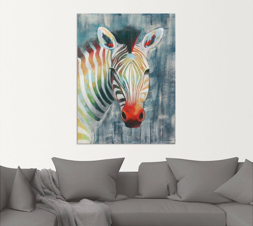 Artland Wandbild »Prisma Zebra I«, Wildtiere (1 Stück), in vielen Größen & Produktarten - Alubild / Outdoorbild für den Außenbereich, Leinwandbild, Poster, Wandaufkleber / Wandtattoo auch für Badezimmer geeignet-Bilder-Ideen für dein Zuhause von Home Trends