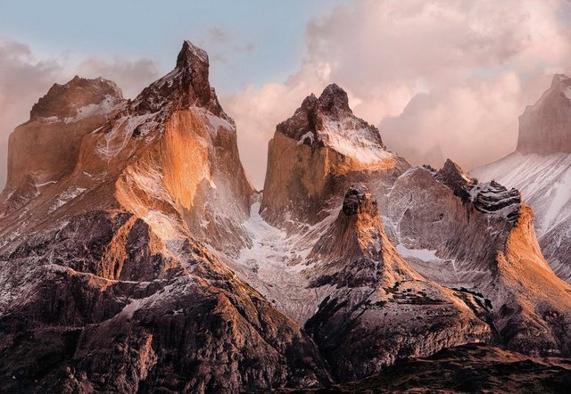 Komar Fototapete »Torres del Paine«, glatt, bedruckt, Wald, Meer, (Set), ausgezeichnet lichtbeständig-Tapeten-Inspirationen
